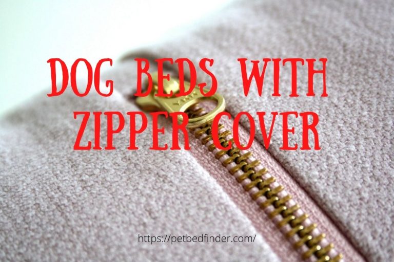 Dog Beds With Zipper Cover
